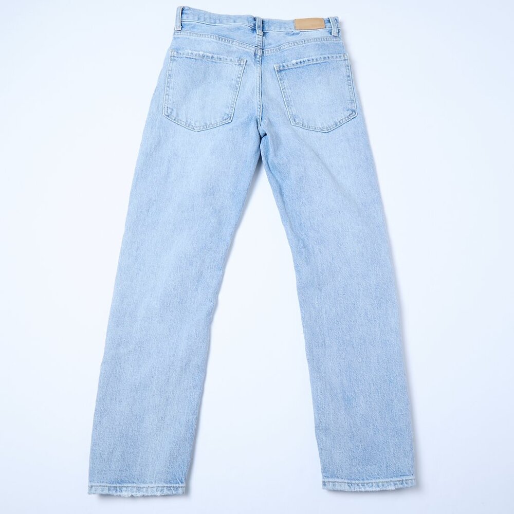 Rails Melrose Classic Slim High Waist Button Fly Straight Leg Light Wash Jeans - Picture 3 of 16
